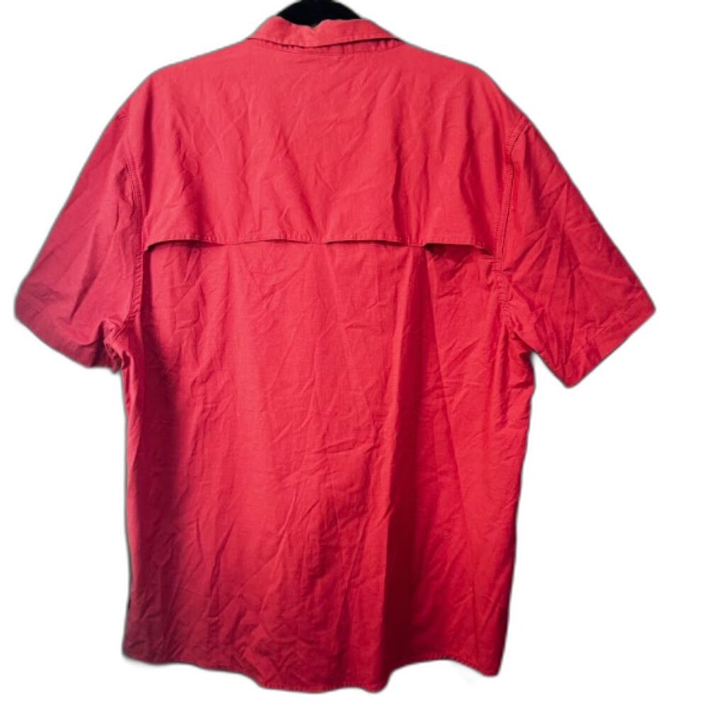 Coleman Utility Performance XXL Vented Hiking Fishing Shirt Salmon Coral - Picture 2 of 10
